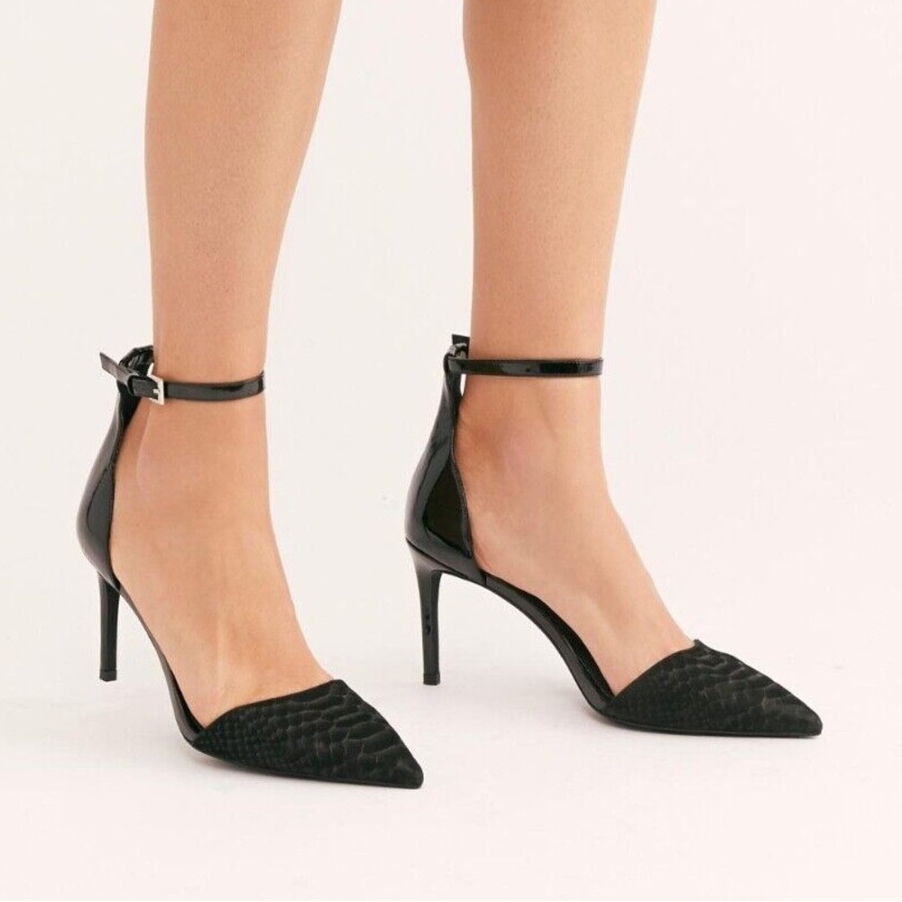 Jeffrey Campbell Solitaire Heels Black Noir 7